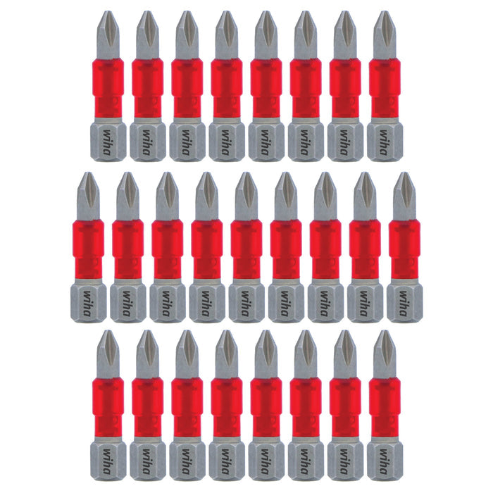 Wiha 76601 MaxxTor Impact Bit Phillips #1 - 29mm - 25 Pack