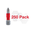 Wiha 76581 MaxxTor Impact Bit Phillips #1 - 29mm - 250 Pack