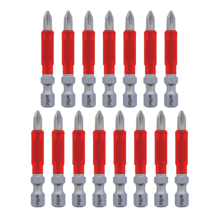 Wiha 76641 MaxxTor Impact Bit Phillips #1 - 49mm - 15 Pack