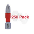 Wiha 76582 MaxxTor Impact Bit Phillips #2 - 29mm - 250 Pack