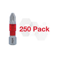Wiha 76504 MaxxTor Impact Bit Pozidriv #1 - 29mm - 250 Pack