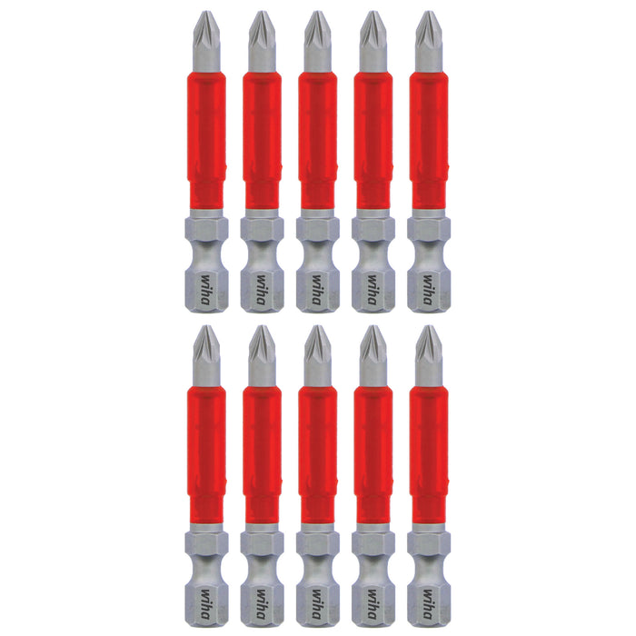 Wiha 76548 MaxxTor Impact Bit Pozidriv #1 x 49mm - 10 Pack