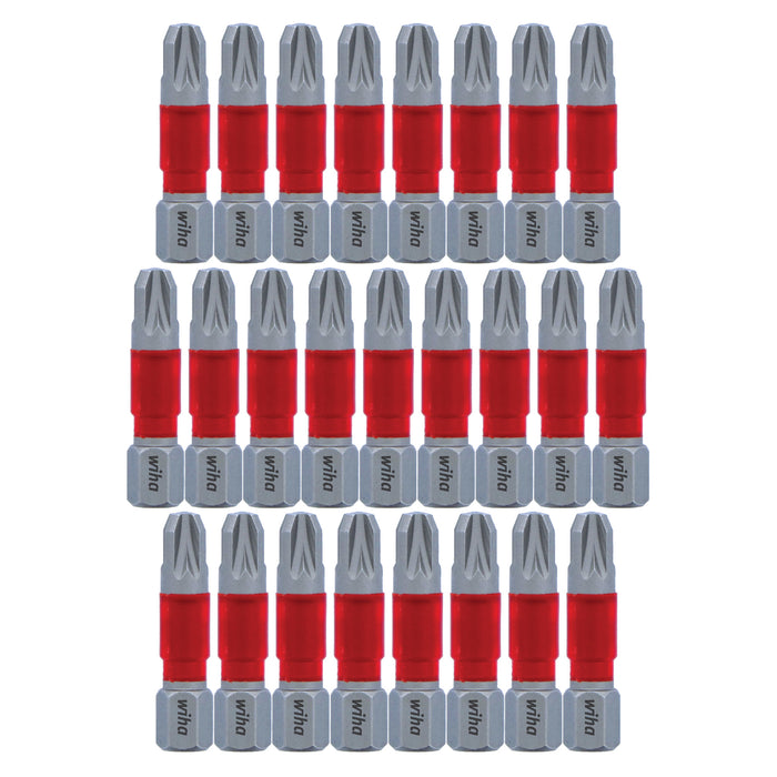 Wiha 76608 MaxxTor Impact Bit Pozidriv #3 - 29mm - 25 Pack