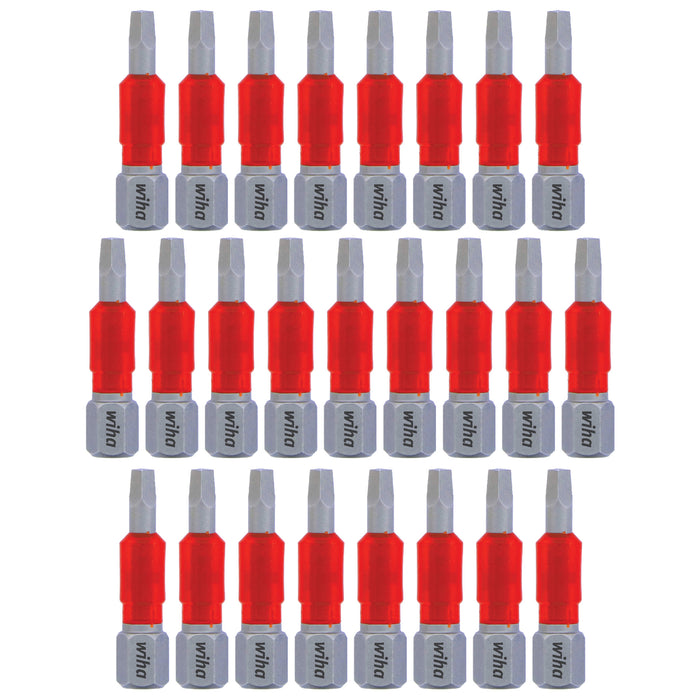 Wiha 76638 MaxxTor Impact Bit Square #1 - 29mm - 25 Pack
