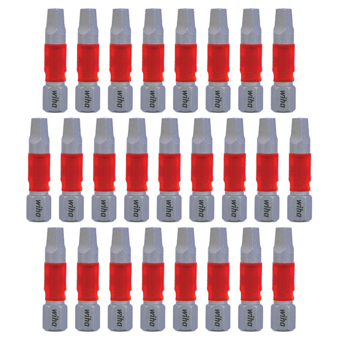 Wiha 76640 MaxxTor Impact Bit Square #3 - 29mm - 25 Pack