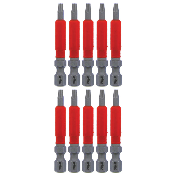 Wiha 76553 MaxxTor Impact Bit Torx T10 x 49mm - 10 Pack