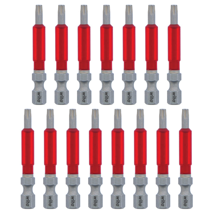 Wiha 76651 MaxxTor Impact Bit Torx T15 - 49mm - 15 Pack