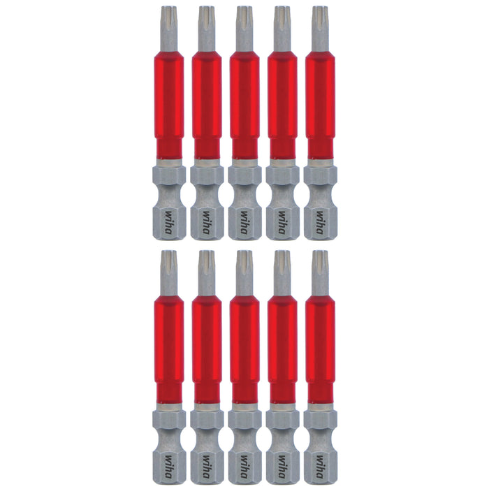 Wiha 76554 MaxxTor Impact Bit Torx T15 x 49mm - 10 Pack