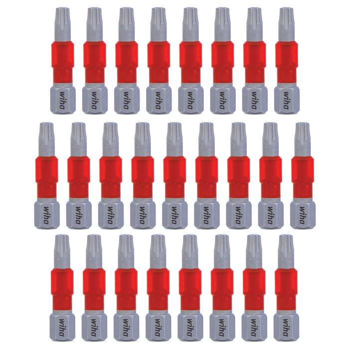 Wiha 76612 MaxxTor Impact Bit Torx T20 - 29mm - 25 Pack