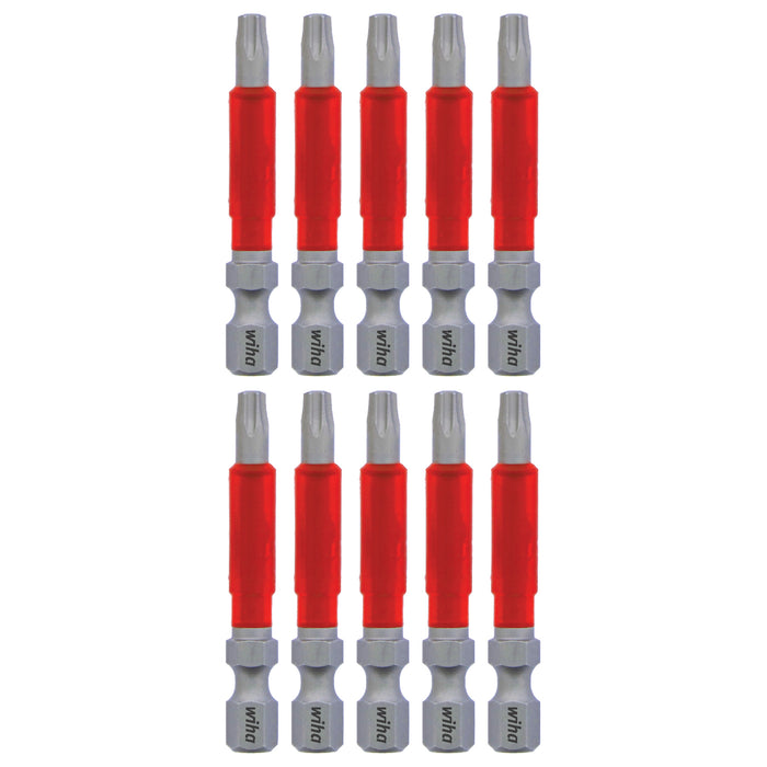 Wiha 76555 MaxxTor Impact Bit Torx T20 x 49mm - 10 Pack