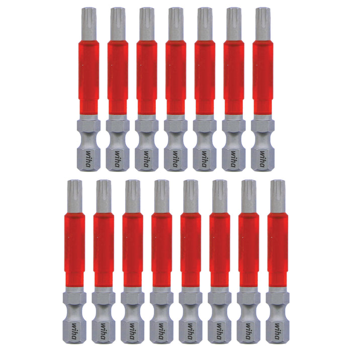 Wiha 76653 MaxxTor Impact Bit Torx T25 - 49mm - 15 Pack