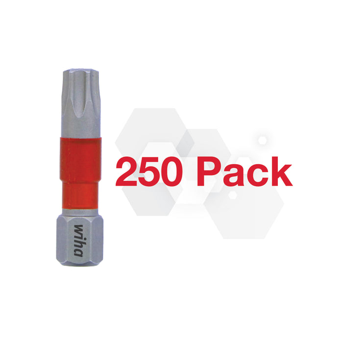 Wiha 76589 MaxxTor Impact Bit Torx T30 - 29mm - 250 Pack