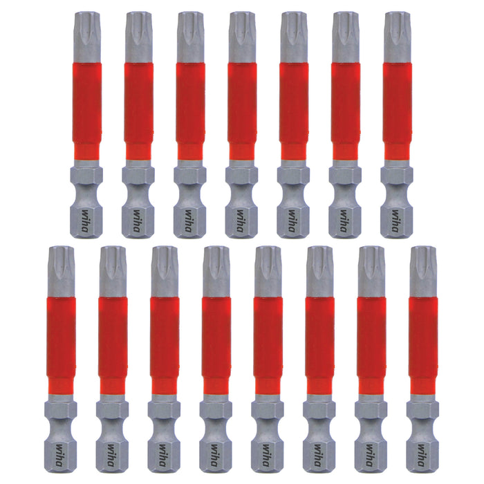 Wiha 76655 MaxxTor Impact Bit Torx T30 - 49mm - 15 Pack