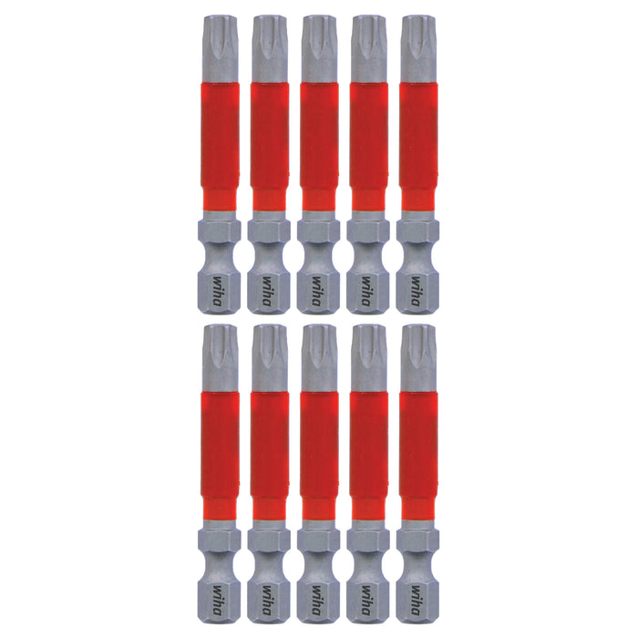 Wiha 76558 MaxxTor Impact Bit Torx T30 x 49mm - 10 Pack