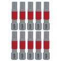 Wiha 76525 MaxxTor Impact Insert Bit Hex 5.0mm x 29mm - 10 Pack