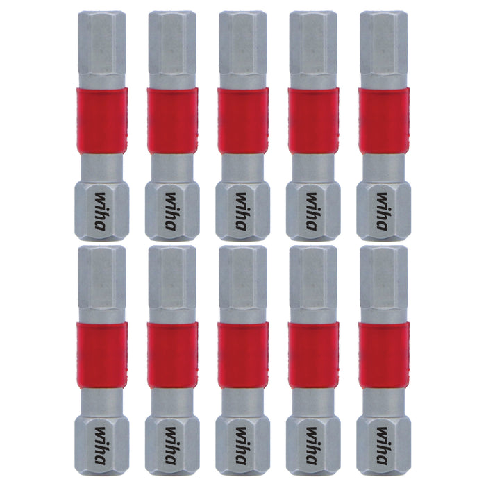 Wiha 76534 MaxxTor Impact Insert Bit Hex 7/32" x 29mm - 10 Pack