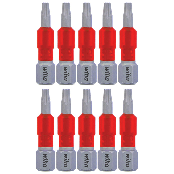 Wiha 76510 MaxxTor Impact Insert Bit Torx T10 - 29mm - 10 Pack