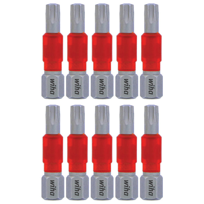 Wiha 76513 MaxxTor Impact Insert Bit Torx T25 - 29mm - 10 Pack