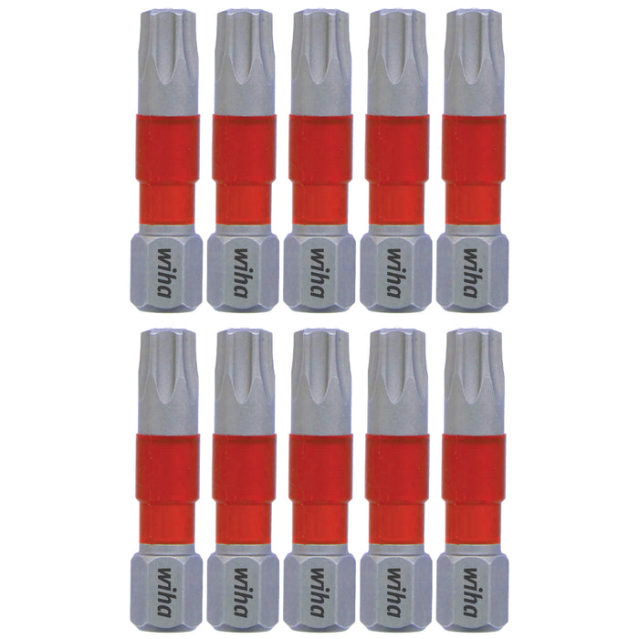 Wiha 76516 MaxxTor Impact Insert Bit Torx T30 - 29mm - 10 Pack