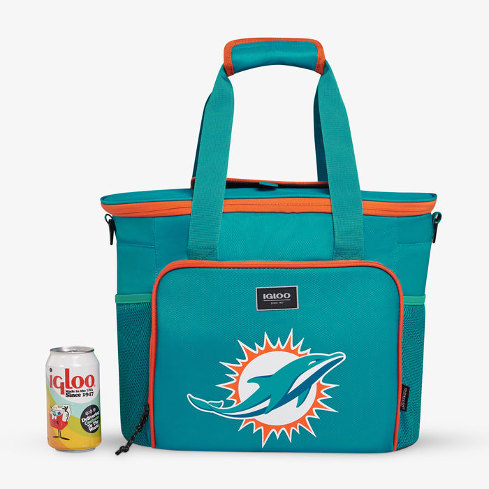 Size View | Miami Dolphins Tailgate Tote::::Holds up to 28 cans