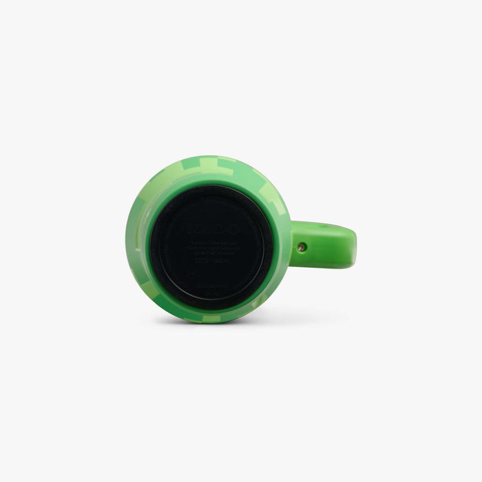 Bottom View | Minecraft Creeper 32 Oz Travel Mug::::Built-in coaster