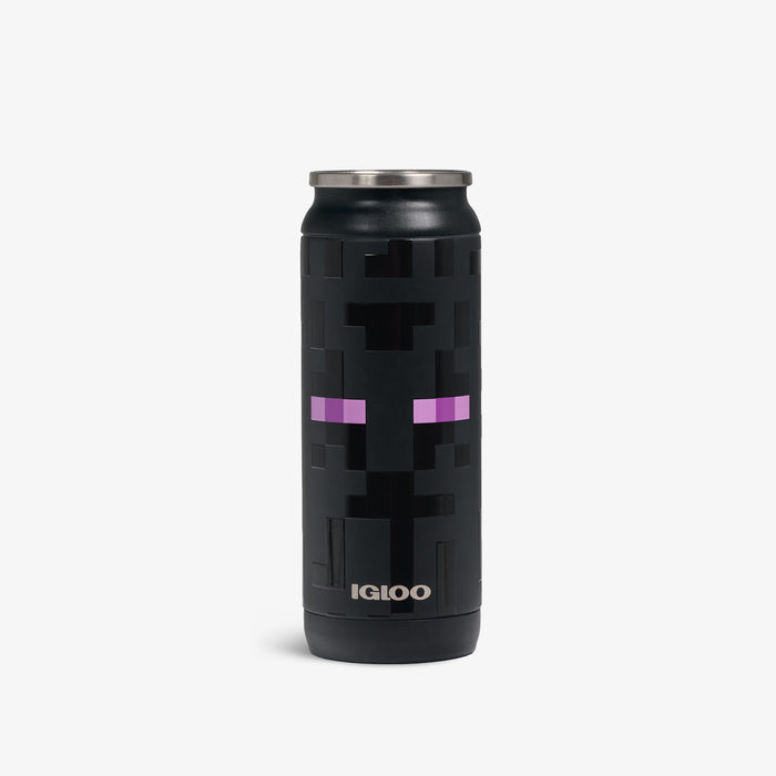 Front View | Minecraft Enderman 16 Oz Can::::Durable stainless steel