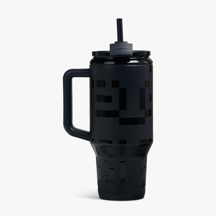 Back View | Minecraft Enderman 32 Oz Travel Mug::::Side handle