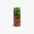 Front View | Minecraft Grass Block 16 Oz Can::::3D grass block print