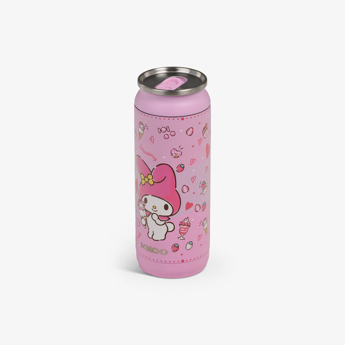 Angle View | My Melody™ 16 Oz Can::::Splashproof slider tab