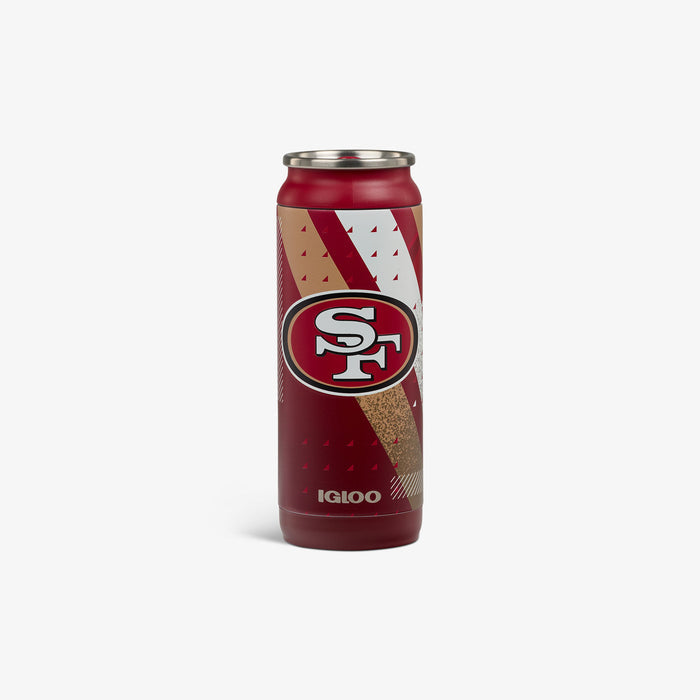 Front View | NFL 16 Oz Can::49ers::Matte 3D team print