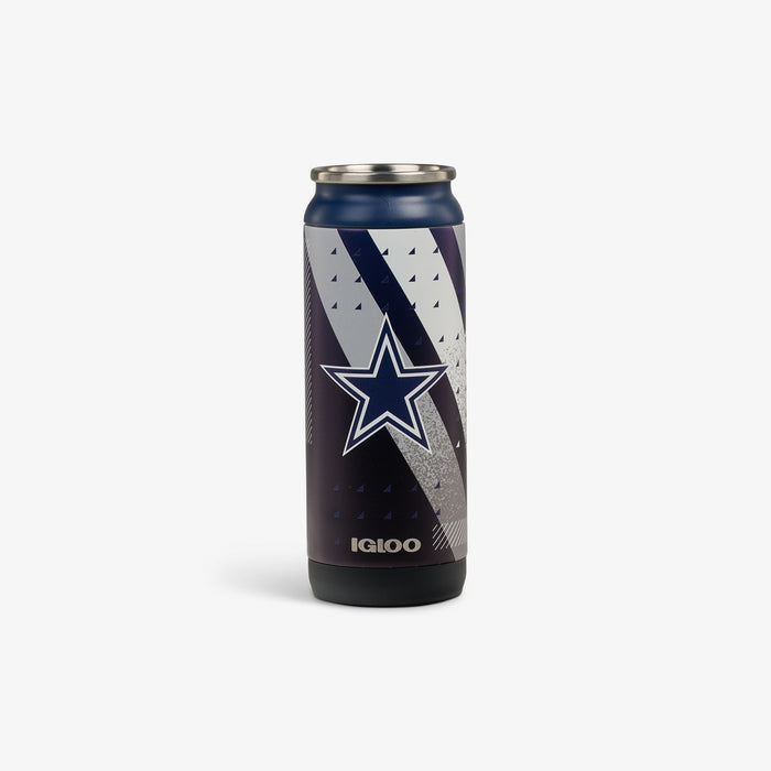 Front View | NFL 16 Oz Can::Cowboys::Matte 3D team print