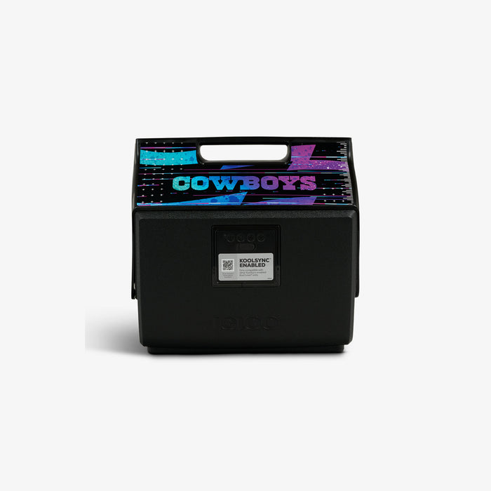 Control Panel View | NFL Neon Dallas Cowboys KoolTunes®::::Control panel & charging cable