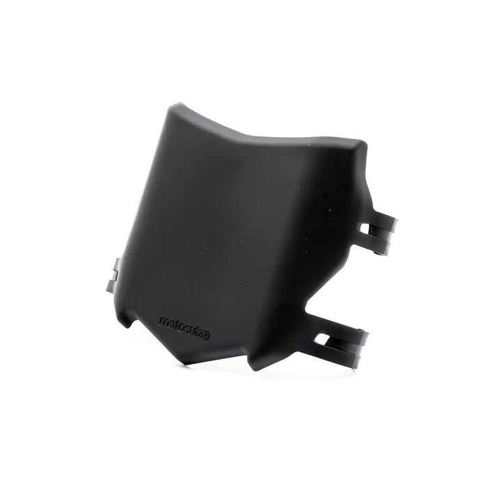 Right side view of the OG MotoCutz Front Plate in Black