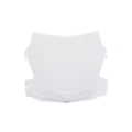 Full front view of the OG MotoCutz Front Plate in White