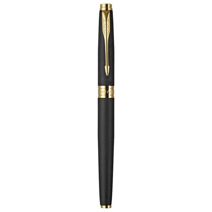 Parker Premium Aster Matte Black GT Roller Ball Pen 9000023078