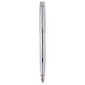 Parker Premium Odyssey Shiny Chrome Chiselled CT Fountain Pen