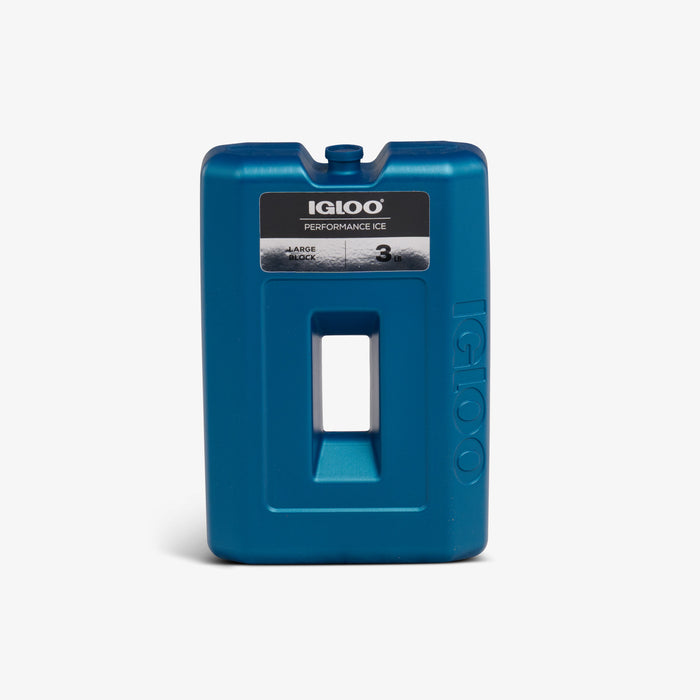 Front View | Performance Ice Large Block:::: Reusable & refreezable