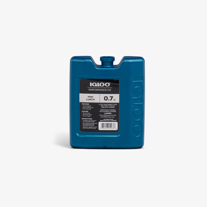 Front View | Performance Ice Mini Lunch Block::::Reusable & refreezable