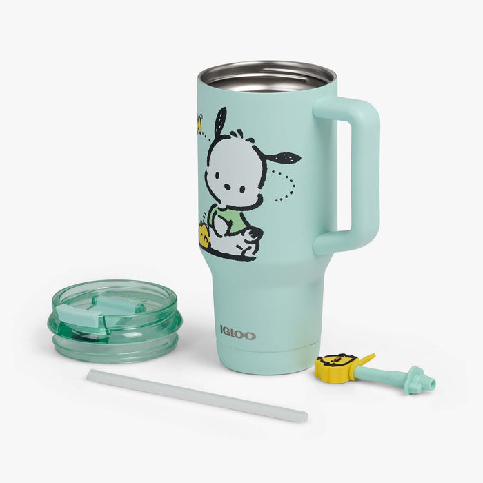 Parts View | Pochacco™ 32 Oz Travel Mug::::Double-wall, vacuum-insulated
