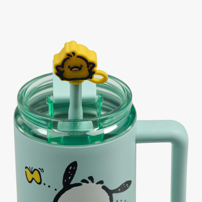Straw View | Pochacco™ 32 Oz Travel Mug::::Leakproof lid & leak-resistant straw