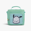 Front View | Pochacco™ Square Lunch Cooler Bag::::Chenille Pochacco™ detail