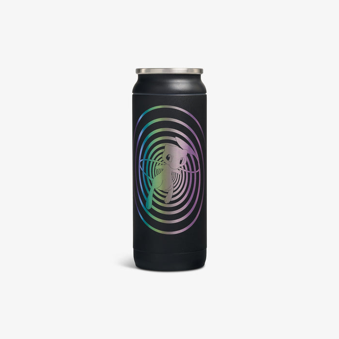 Back View | Pokémon Mew & Mewtwo 16 Oz Can::::Durable stainless steel