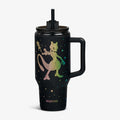 Front View | Pokémon Mew & Mewtwo 32 Oz Travel Mug::::Multicolored Pokémon decoration
