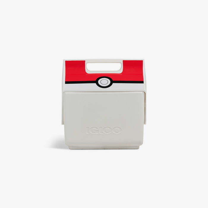 Front View | Pokémon Poké Ball Little Playmate 7 Qt Cooler::::Custom Poké Ball artwork