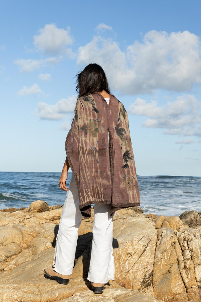 Poncho Florence (con ecoprint)