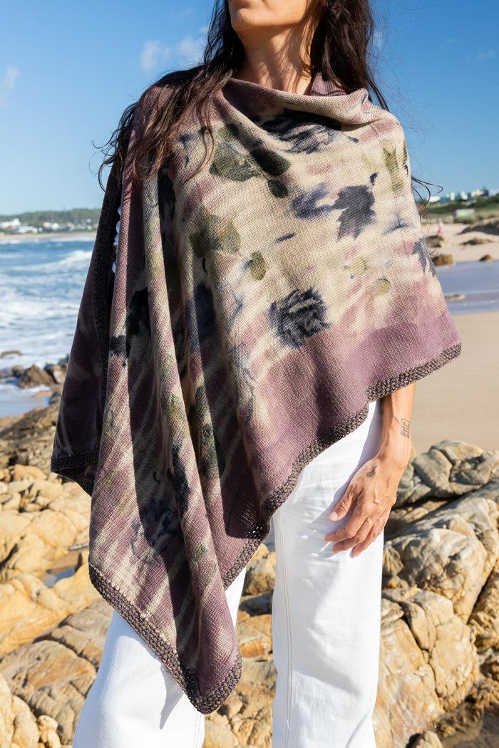Poncho Florence (con ecoprint)