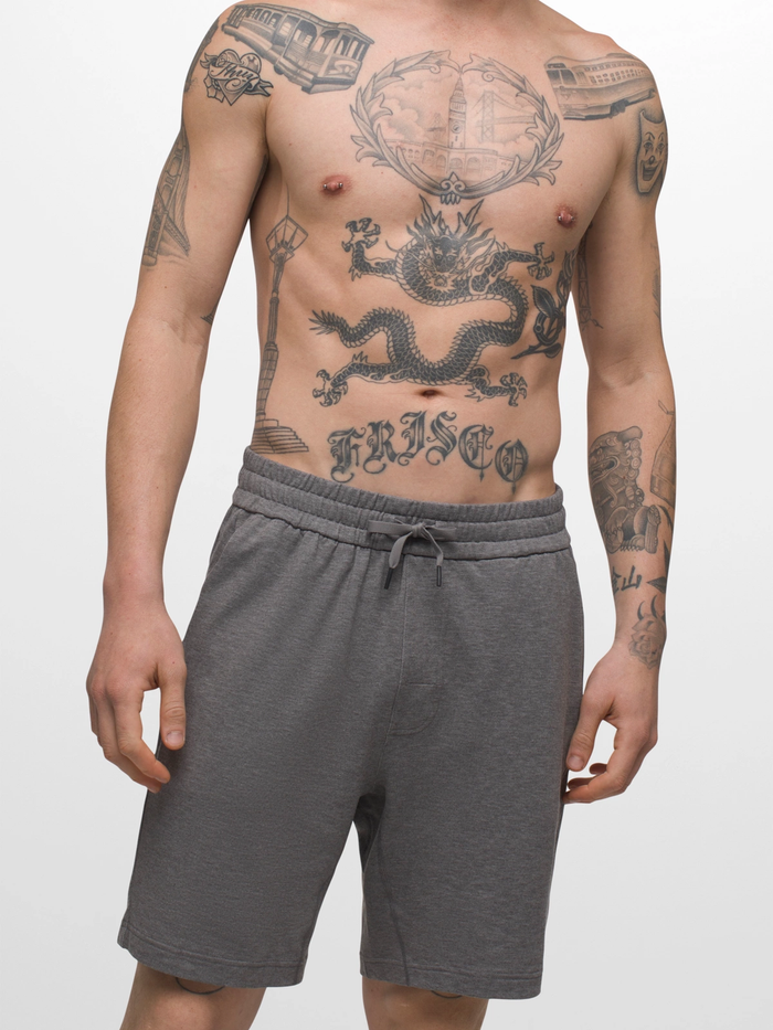 prAna Altitude Tracker Short II - Heather Grey