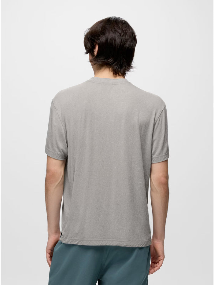 prAna Natural Rhythm S/S Crew Tee - Sterling Heather