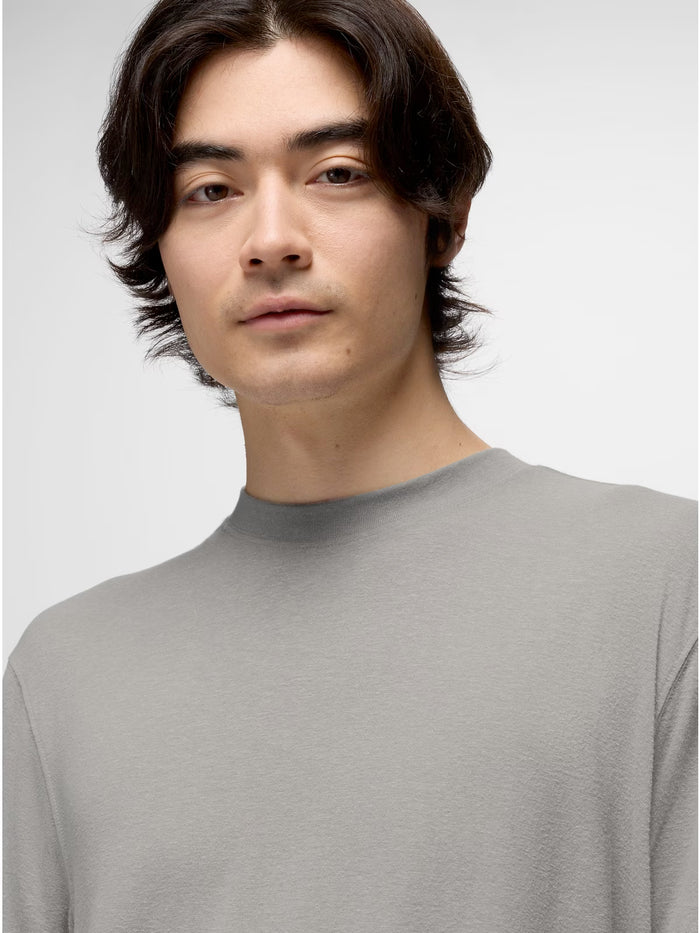 prAna Natural Rhythm S/S Crew Tee - Sterling Heather