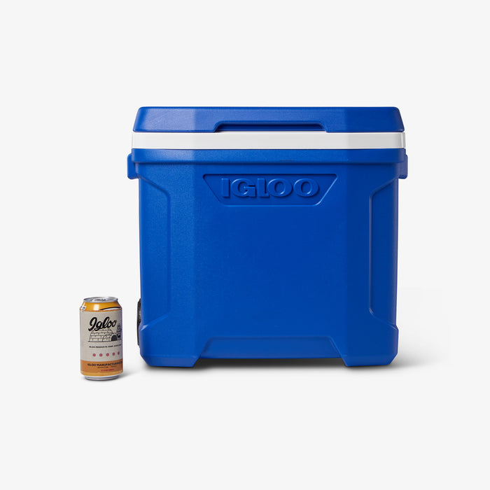 Size View | Profile II 28 Qt Roller Cooler::Majestic Blue::